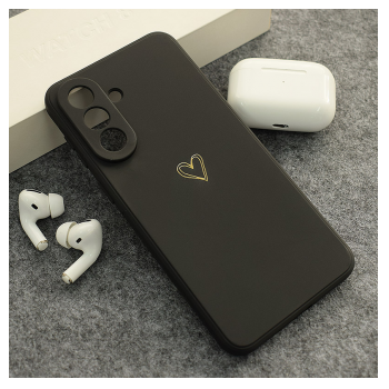 Maska Golden Heartbeat za Samsung A57 5G/ crna