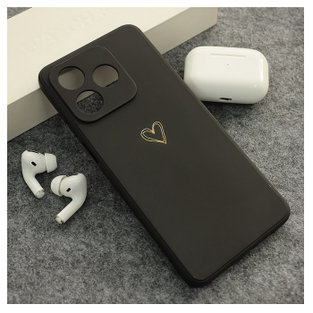 Maska Golden Heartbeat za Honor X5c/ X5c Plus crna