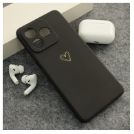 Maska Golden Heartbeat za Honor X5c/ X5c Plus crna