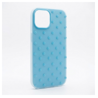 Maska Candy Dots za iPhone 15 plava