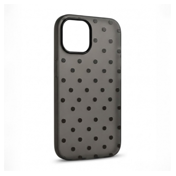 Maska Candy Dots za iPhone 15 crna