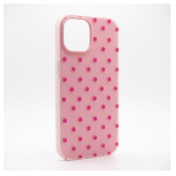 Maska Candy Dots za iPhone 15 pink