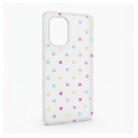 Maska Candy Dots za Motorola Edge 50 Fusion bela