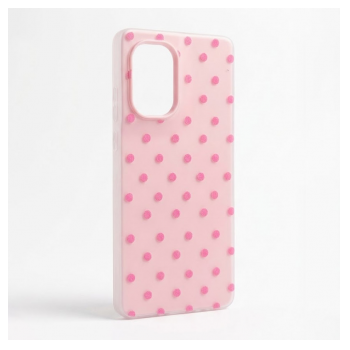 Maska Candy Dots za Motorola Edge 50 Fusion pink