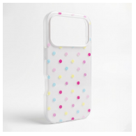 Maska Candy Dots za iPhone 17 Pro bela