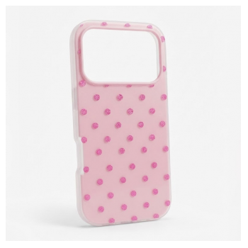 Maska Candy Dots za iPhone 17 Pro pink