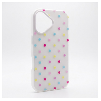 Maska Candy Dots za iPhone 17 bela