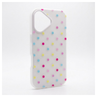 Maska Candy Dots za iPhone 17 bela