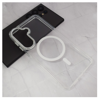 Maska Mag Case Diamond Elegance S26 Plus bela