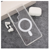 Maska Berlia Clear Mag Case Premium za Samsung S26 Ultra transparent