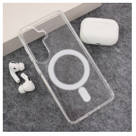 Maska Berlia Clear Mag Case Premium za Samsung S26 Plus transparent