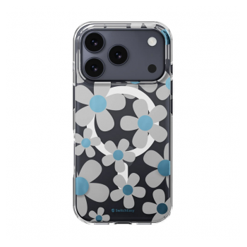 Maska Mag Case SwitchEasy Fleur za iPhone 17 Pro plavo siva