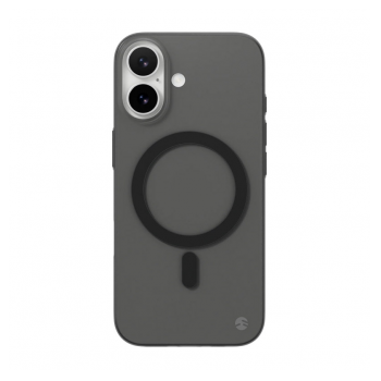 Maska Mag Case SwitchEasy Skin za iPhone 17 transparent crna