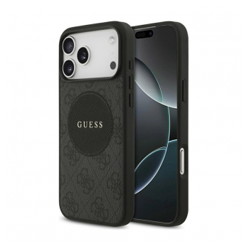 Maska Guess 4G Circle Classic Logo MagSafe za iPhone 17 Pro Max crna