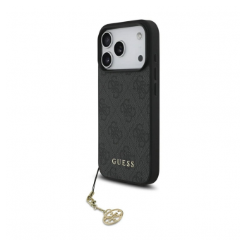 Maska Guess 4G Charms Collection MagSafe za iPhone 17 Pro crna