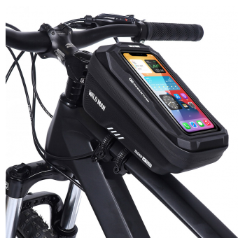 Torba za bicikl WILDMAN XS2 Bike Case/Mount Frame Bag crna