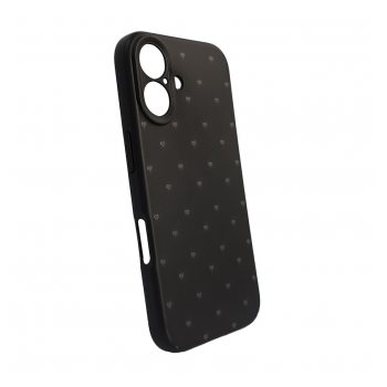 Maska Cute Heart za iPhone 16 crna