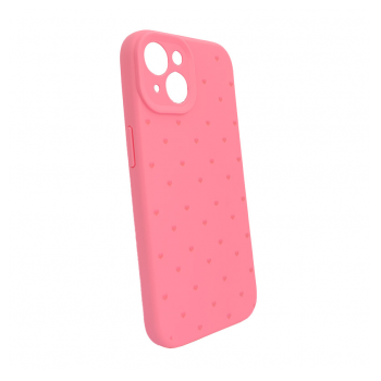Maska Cute Heart za iPhone 15 pink