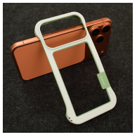 Maska Wolmtt Candy Bumper za iPhone 17 Pro Max bela