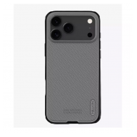 Maska Nillkin Super Frosted Shield Pro za iPhone 17 Pro Max (bez otvora za logo) transparent crna