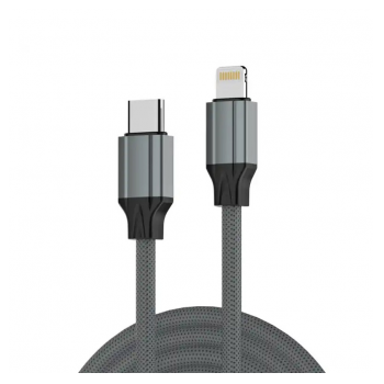 Kabel LDNIO LC441I 30w, Type-C na iPhone Lightning sivi 1m