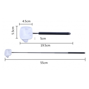 Aquapro 3D teleskop mrežica za kozice kvadratna 5x4cm, 18-54cm