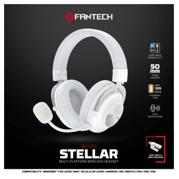 Bluetooth slusalice Fantech WHG05 bele
