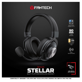 Bluetooth slusalice Fantech WHG05 crne