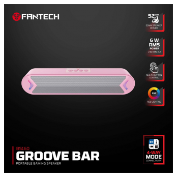Bluetooth zvucnik Fantech BS160 Groove Bar pink