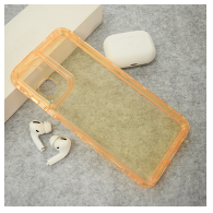 Maska Color Transparent za Motorola G06 narandzasta