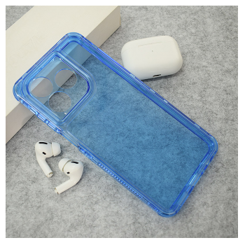 Maska Color Transparent za Honor X5c/ X5c Plus plava