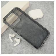 Maska Color Transparent za Honor X6c crna