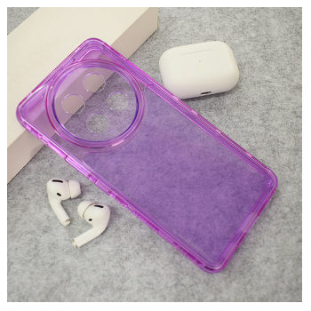 Maska Color Transparent za Honor Magic 7 Lite/ X9c 5G ljubicasta