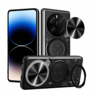 Maska Iron Shield Ring za Huawei Magic 8 Pro crna