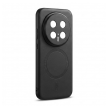 Maska Mag Case Smooth Leather za Honor Magic 8 Pro crna