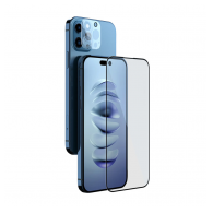 Zastitno staklo Nillkin 2u1 HD Full Screen 2.5D (0,33mm) za iPhone 14 Pro crno