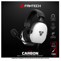 Slusalice Gaming Fantech MH92 Carbon crne