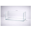 WeekAqua Ultra Clear akvarijum 60F 60x30x20cm x6mm 36L