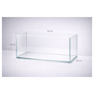 WeekAqua Ultra Clear akvarijum 60F 60x30x20cm x6mm 36L