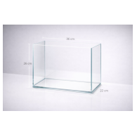 WeekAqua Ultra Clear akvarijum Mini M 36x22x26cm x5mm 20L