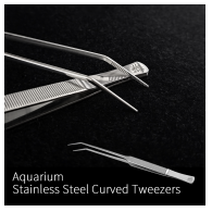 WeekAqua pinceta zakrivljena  25cm GJ-06