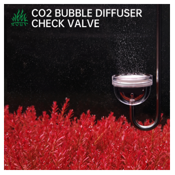 WeekAqua CO2 Bubble difuzor sa nepovratnim ventilom CO2-B-CV350