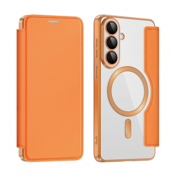 Maska na preklop Coral Mag Case Book za Samsung S26/ S941B narandzasta