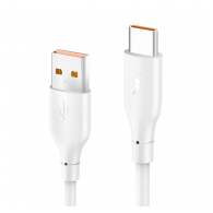 Kabel KONFULON Joko DC65 za USB na Type-C beli 1m
