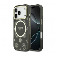 Maska Guess IML Peony Dot MagSafe za iPhone 17 Pro siva