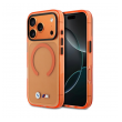 Maska BMW M IML Metal Logos MagSafe za iPhone 17 Pro Max narandzasta