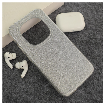 Maska Crystal Dust za Xiaomi Redmi Note 15 4G srebrna