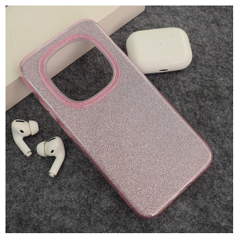 Maska Crystal Dust za Xiaomi Redmi Note 15 5G pink