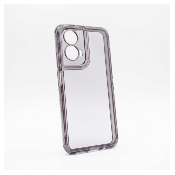 Maska Color Transparent za Motorola Moto G35 crna