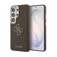 Maska Guess Grained Big 4G Metal Logo za Samsung S26 Ultra/ S948B braon